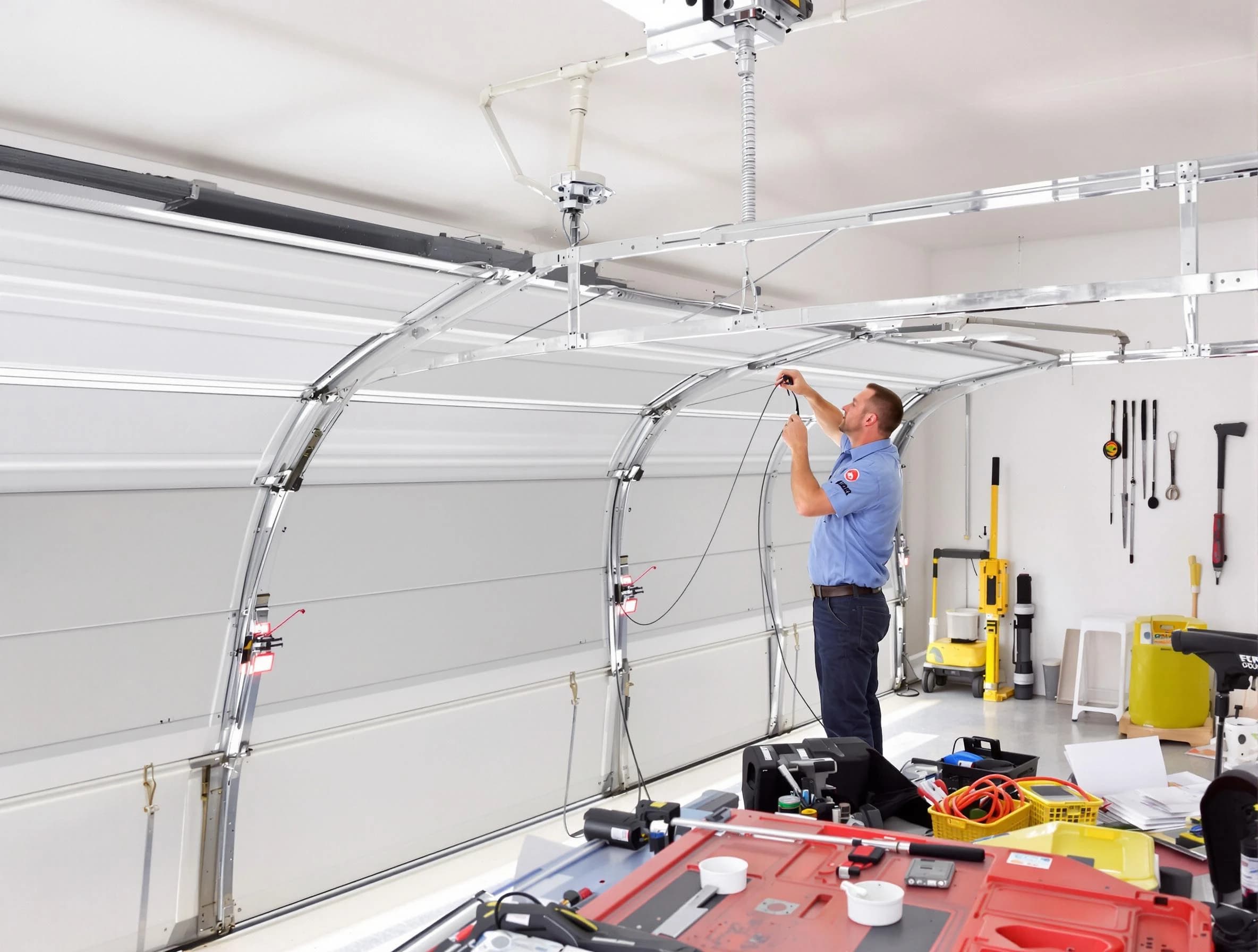 Garage door cable repair service by Sherrelwood Garage Door Repair in Sherrelwood