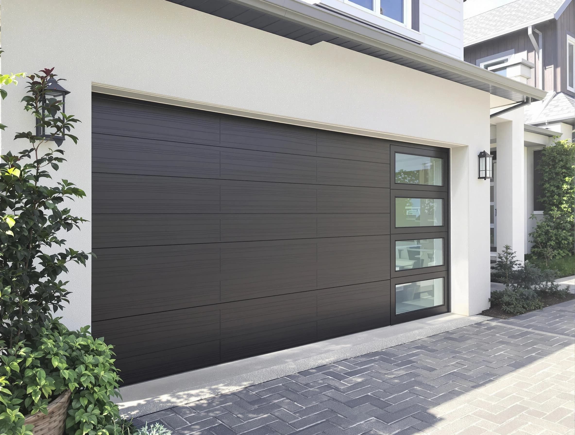 Custom garage door installation by Sherrelwood Garage Door Repair in Sherrelwood
