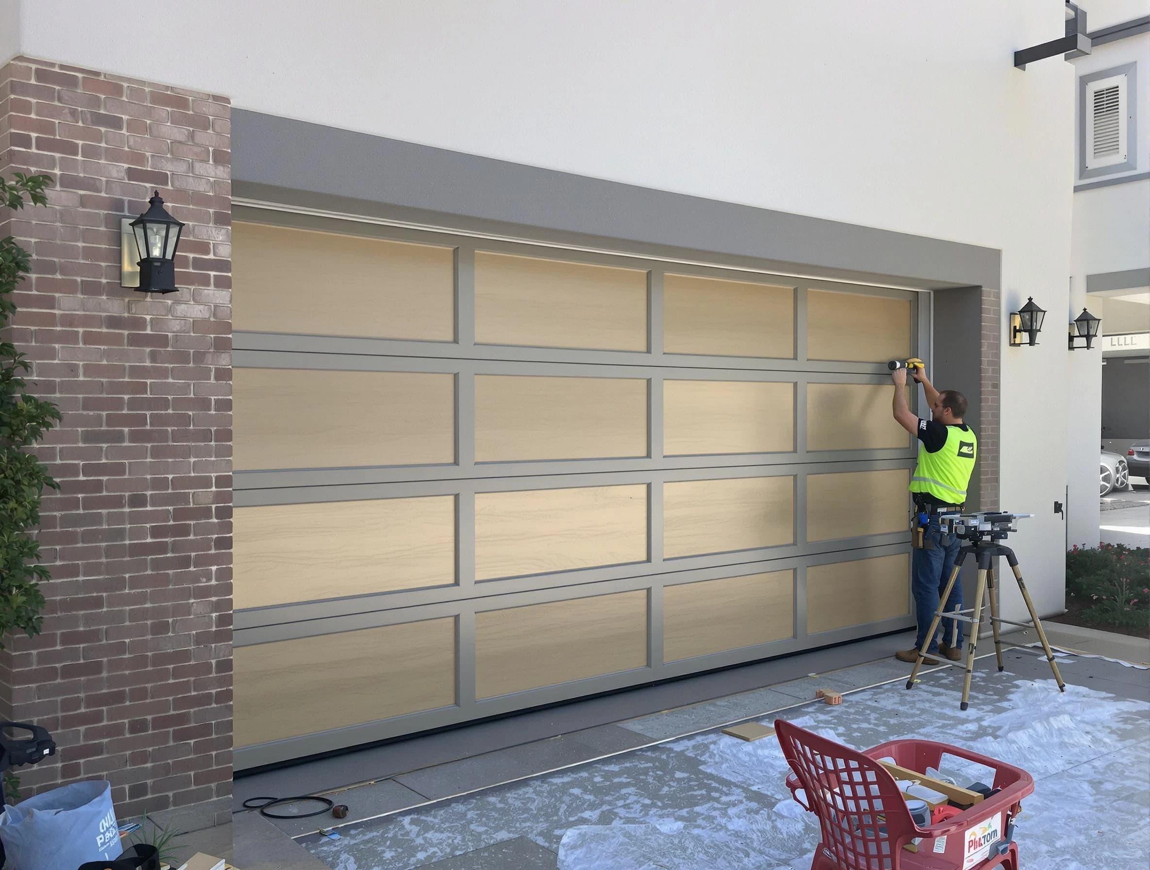 Garage door replacement service by Sherrelwood Garage Door Repair in Sherrelwood