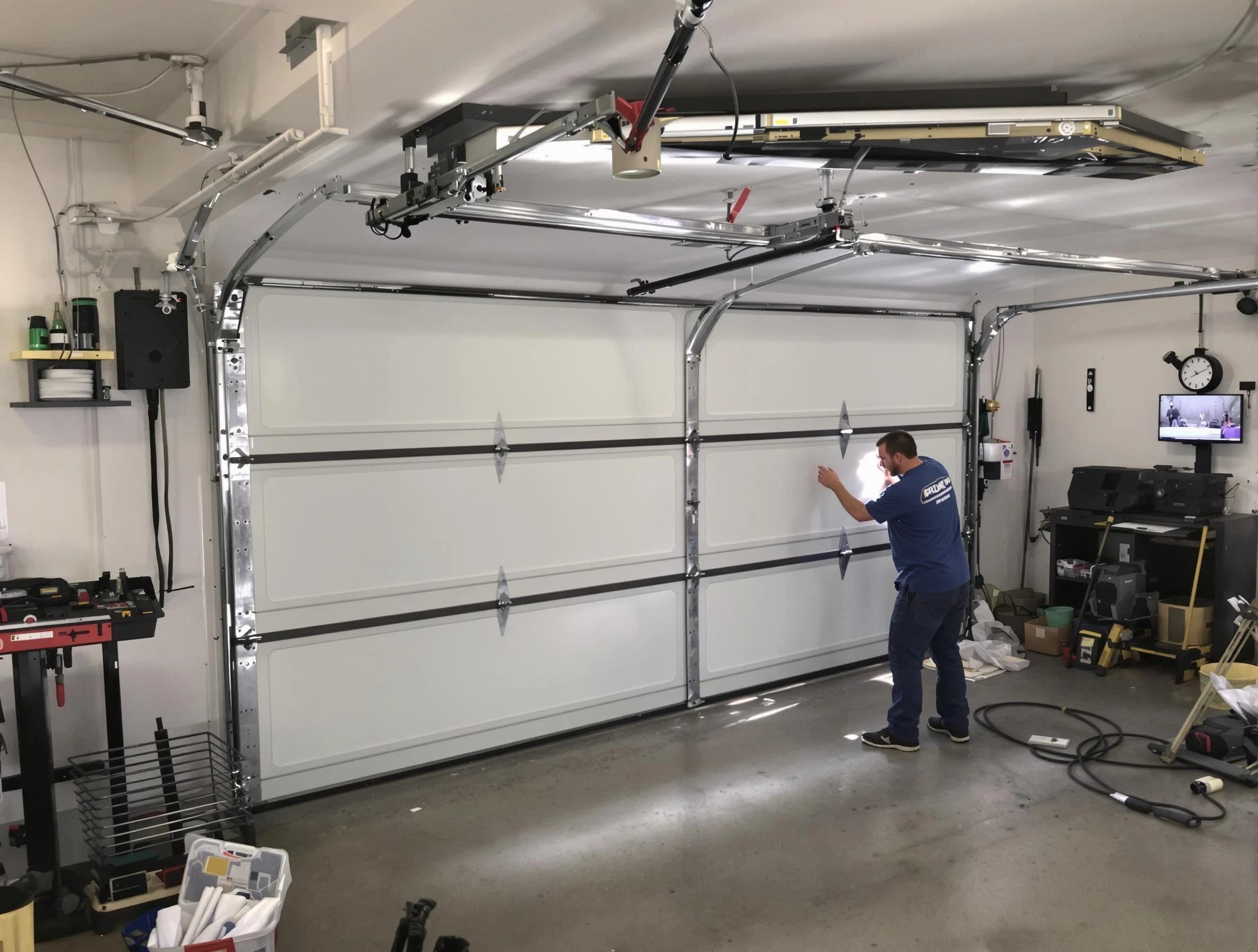 Professional garage door repair service by Sherrelwood Garage Door Repair in Sherrelwood