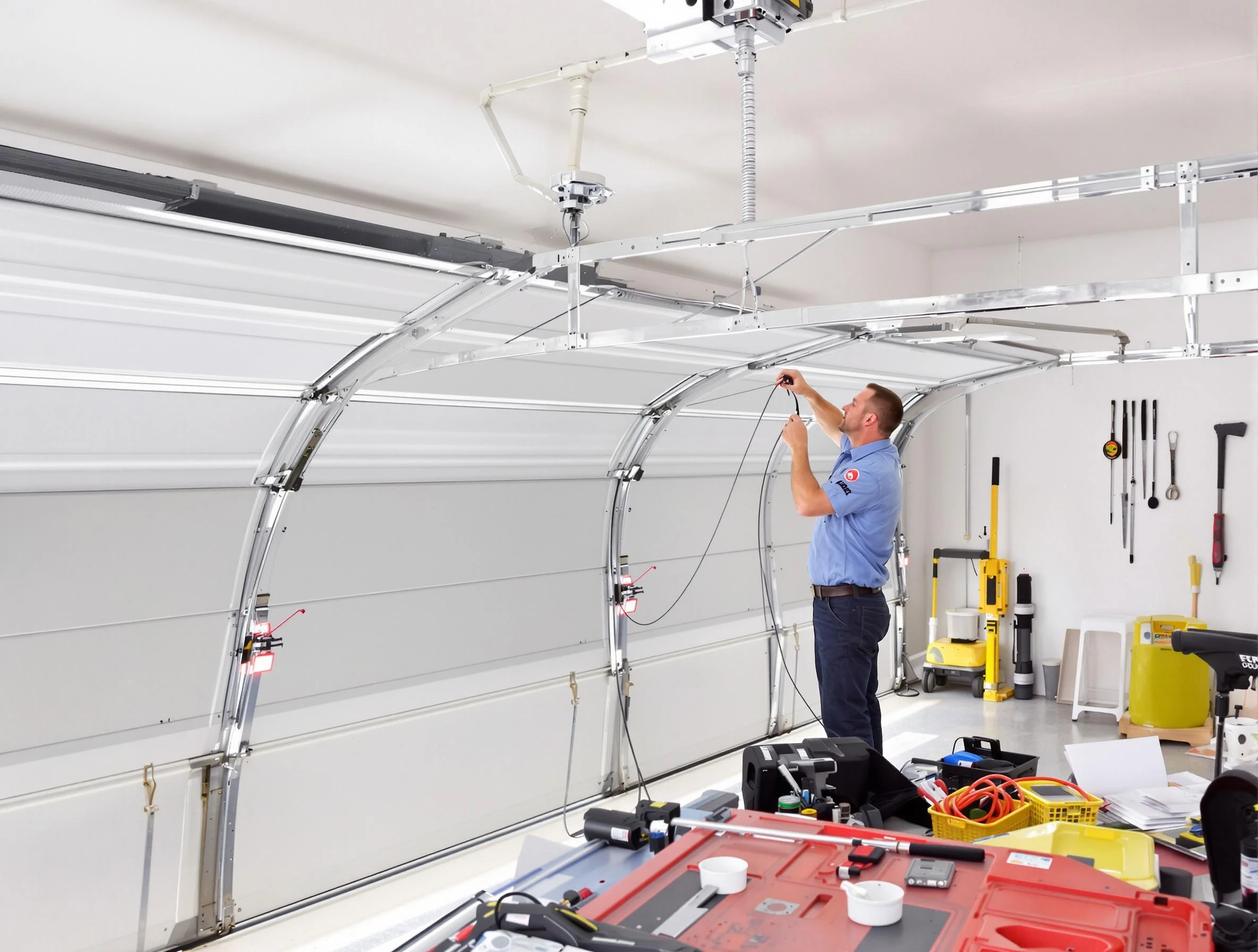 Garage door cable repair service by Sherrelwood Garage Door Repair in Sherrelwood