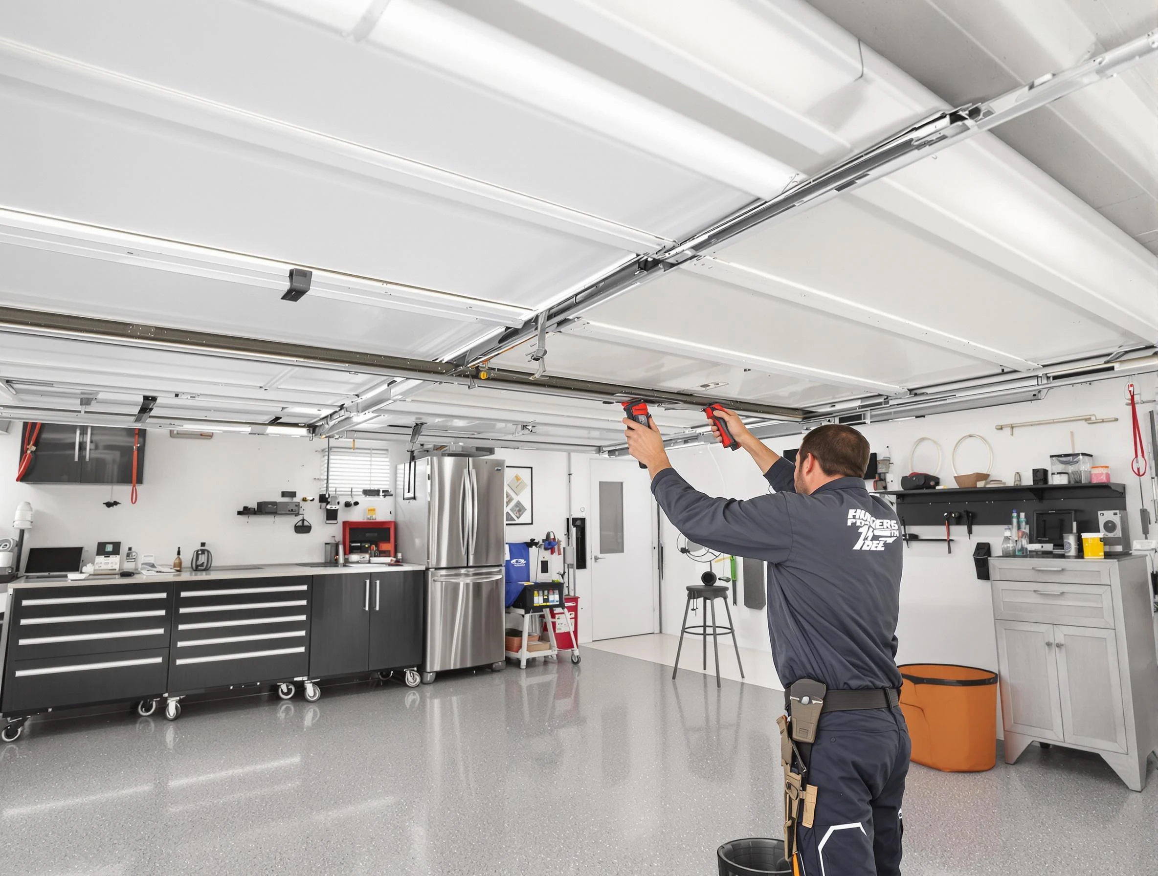 Overhead garage door repair service by Sherrelwood Garage Door Repair in Sherrelwood